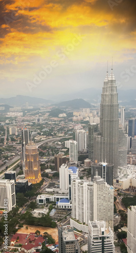 Modern skyline of Kuala Lumpur