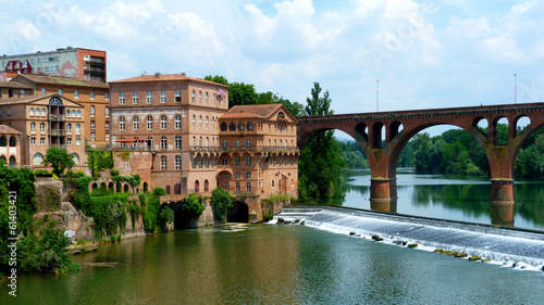 Schilderij op canvas Albi, Pont Vieux pont-vieux sur le Tarn