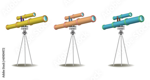 Set of three telescopes