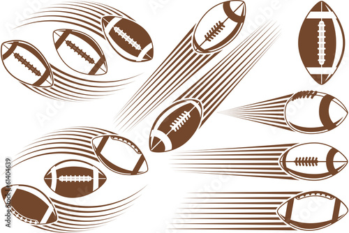 Symbolic american football ball