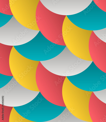 Ornate Geometric Petals Grid, Abstract Vector Seamless Pattern