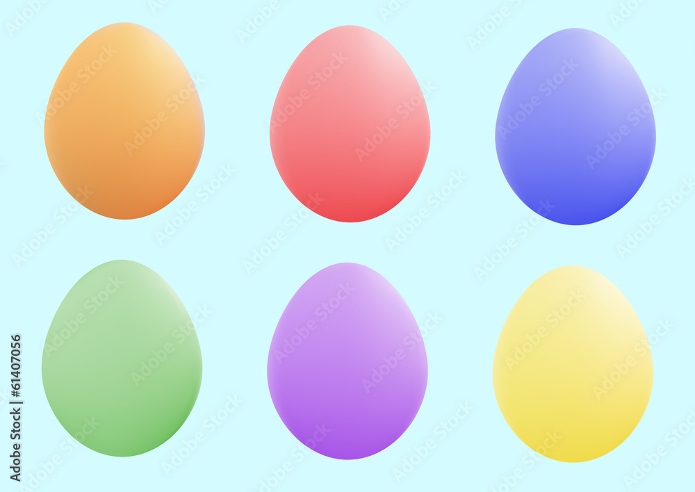 There are many colored and nice easter eggs There are many colored and nice easter eggs