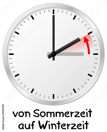 von Sommerzeit auf Winterzeit