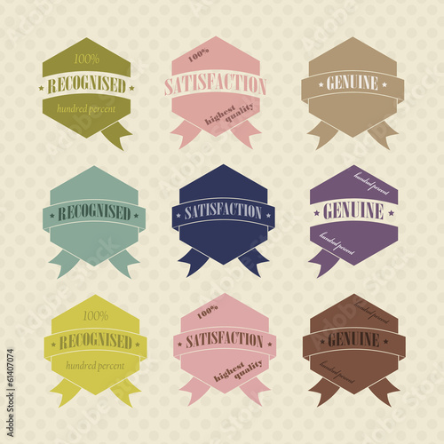 Vintage Retro Icons And Labels