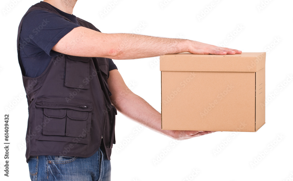 Delivery man. Delivery man.