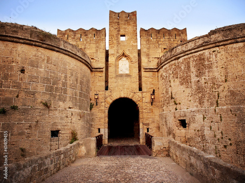 Rhodes city walls, Greece