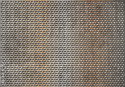 muro di metallo vintage