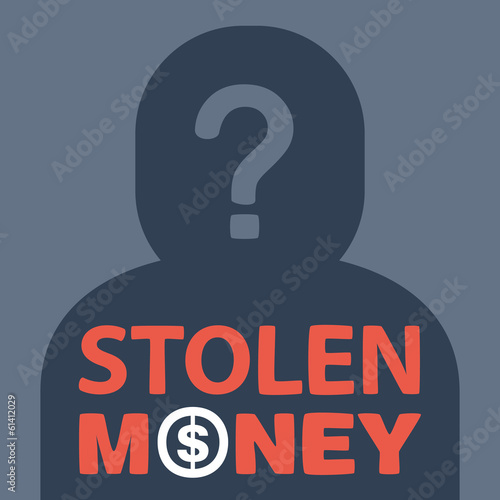 text stolen money