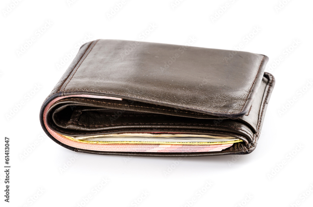 Wallet isolated white background Wallet isolated white background
