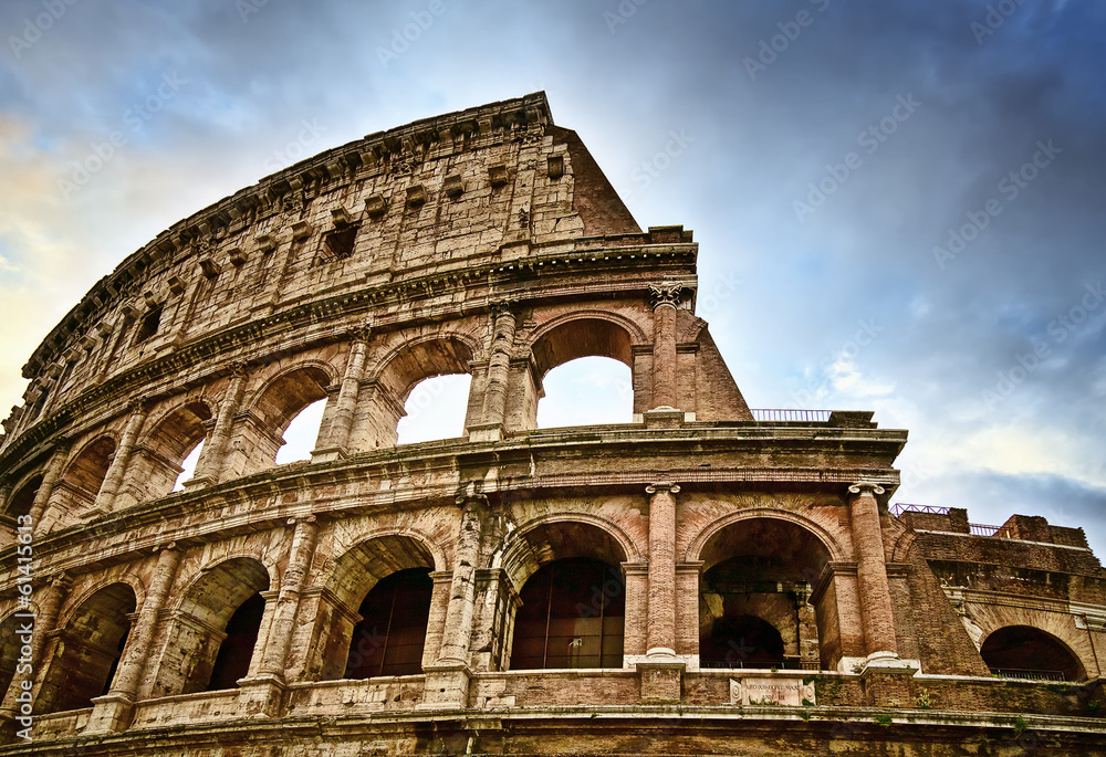 Ancient Colosseum in Rome