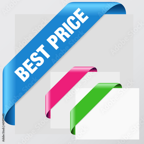 Colorful Corner Ribbon Set