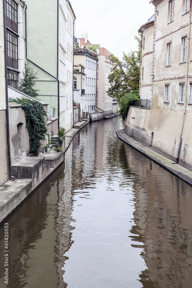 Obraz premium Devil’s Stream in Prague, Czech Republic.