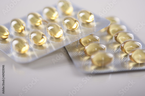 Fish Oil Pills in Capsules
