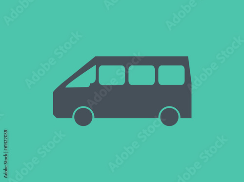 Transportation Flat Icon. Vector Pictogram. EPS 10.