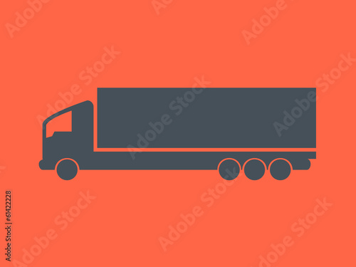 Transportation Flat Icon. Vector Pictogram. EPS 10.