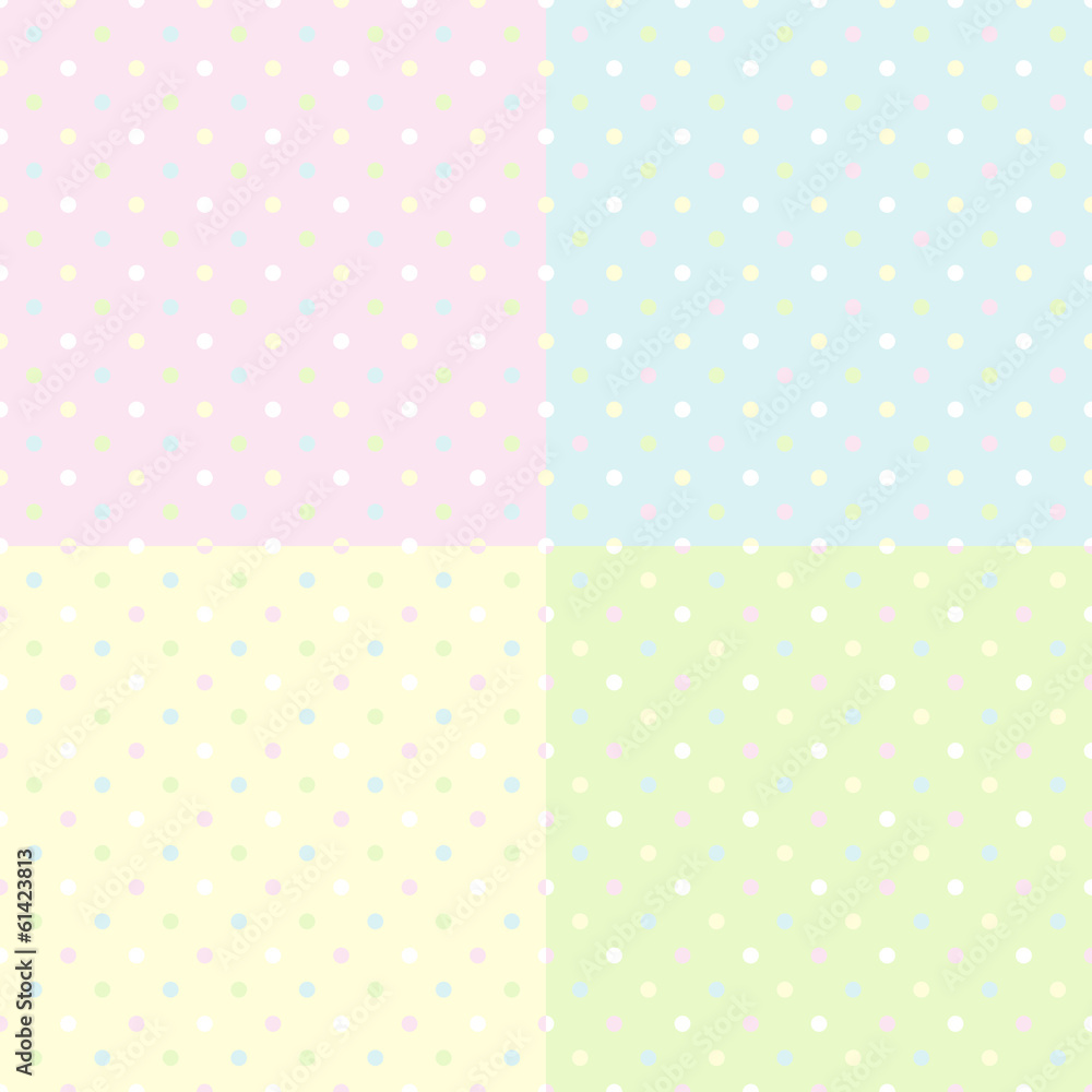Seamless tenderness polka dot background Seamless tenderness polka dot background