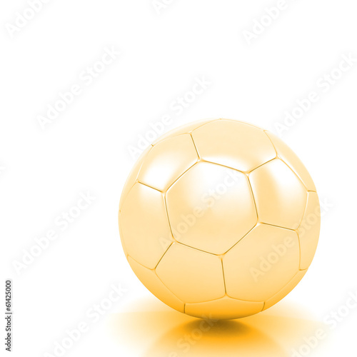 soccer ball isolated white background