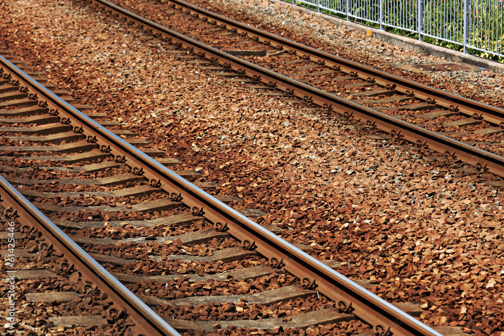 Naklejka premium Railway