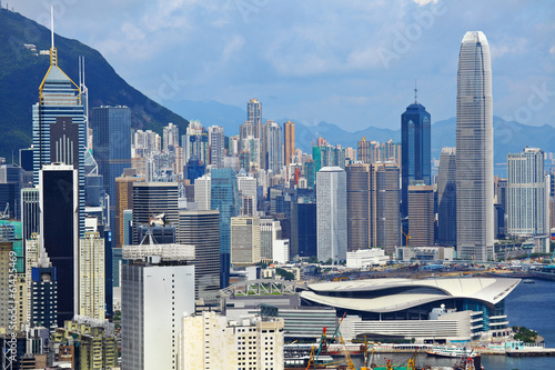 Canvas Print Hong Kong skyline