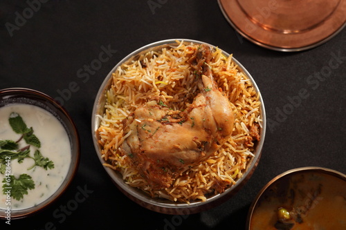 Hyderabadi Biryani - A  Popular Chicken or Mutton based Biryani