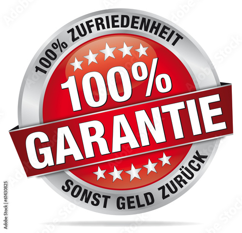 100% Garantie – 100% Zufriedenheit sonst Geld zurück