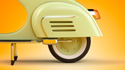 Bilder mit Rahmen Roller Retro Roller im klassischen Design  © ffly