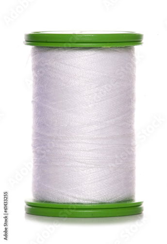 white cotton reel