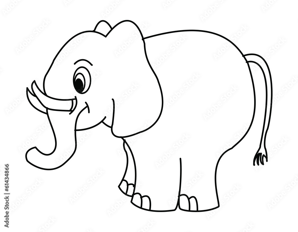 Comic Erklärvideo Elefant