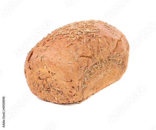 Rye bread with caraway seed.