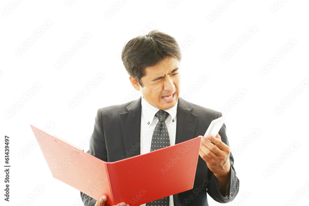 苦悩するビジネスマン