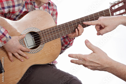 professeur de guitare photo