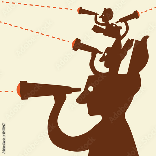 Man with vision