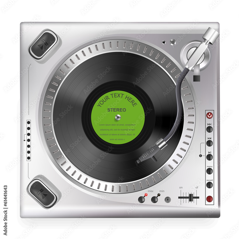 Fototapeta premium turntable