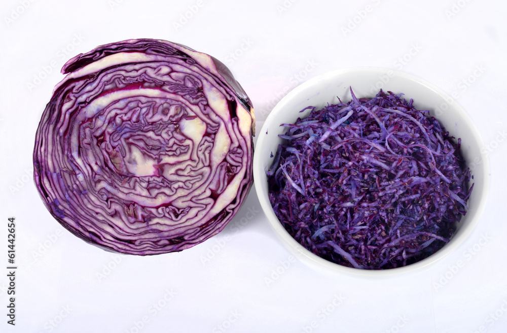 red cabbage. red cabbage.