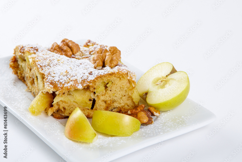 slice of tasty homemade apples pie slice of tasty homemade apples pie