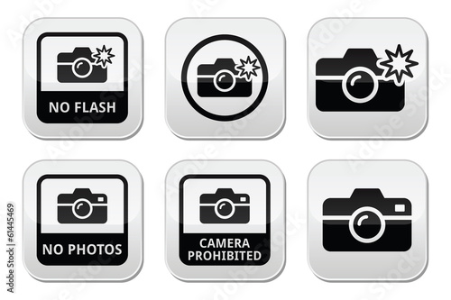 No photos, no cameras, no flash buttons