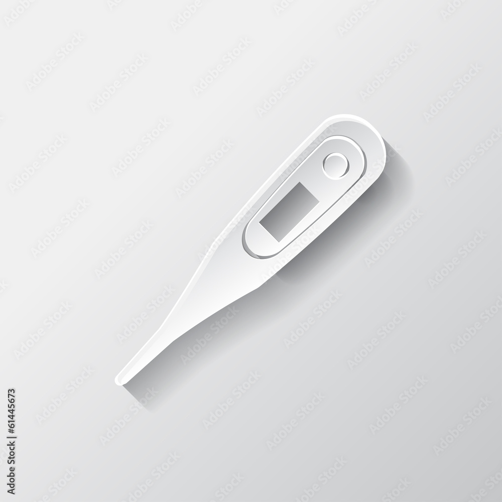 Medical thermometer web icon Medical thermometer web icon