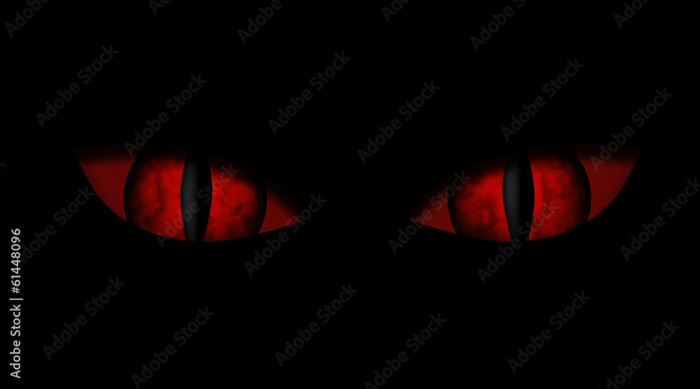 Fototapeta premium Occhi demoniaci