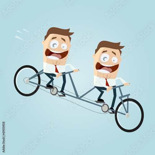 tandem business team partnerschaft