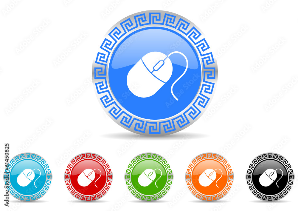 mouse icon vector set mouse icon vector set