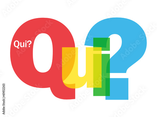 Mosaïque de Lettres QUI? (faq questions réponses service client)