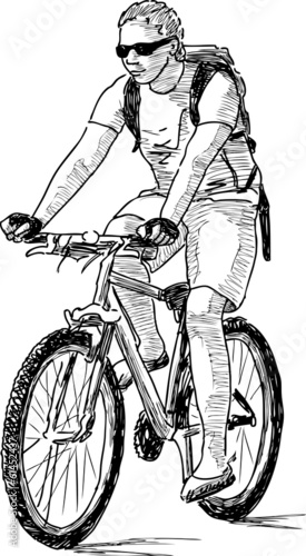 young cyclist
