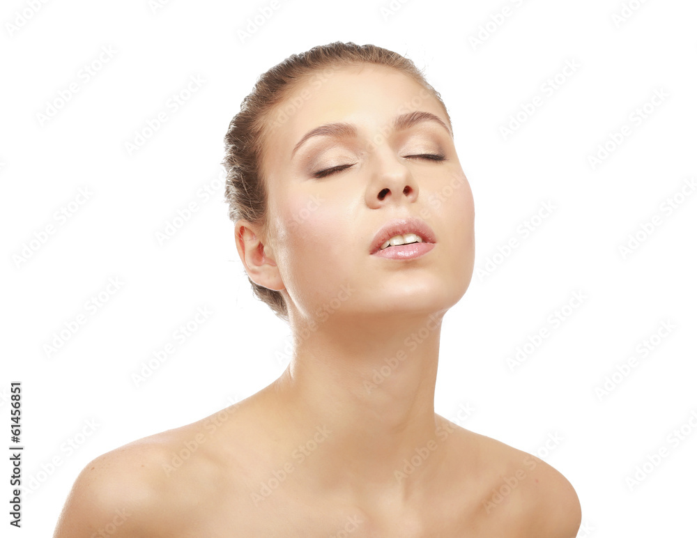 Beautiful young pretty woman's portrait Beautiful young pretty woman's portrait
