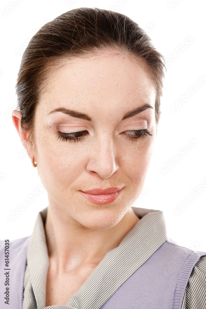 Closeup of a young successful businesswoman Closeup of a young successful businesswoman