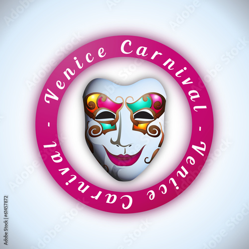 Venice Carnival - Vector illustration