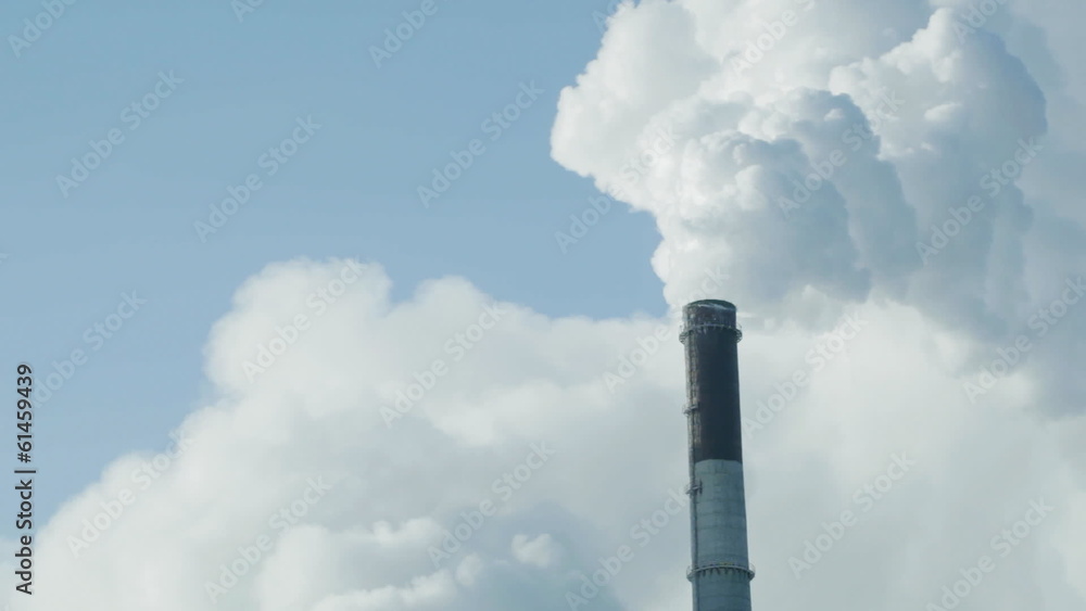 Heavy industry. Industrial smokestack pollute atmosphere. Heavy industry. Industrial smokestack pollute atmosphere.