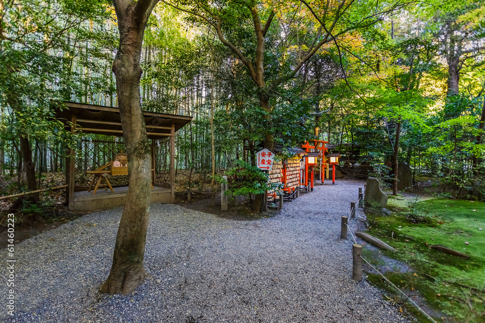 Nonomiya-jinja Shrine in Kyoto