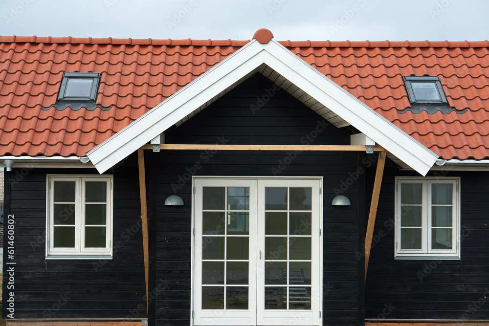 Modern design attractive wooden home Modern design attractive wooden home
