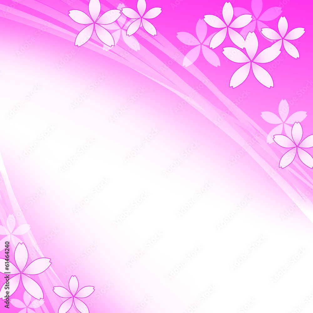 Fototapeta premium 桜フレーム