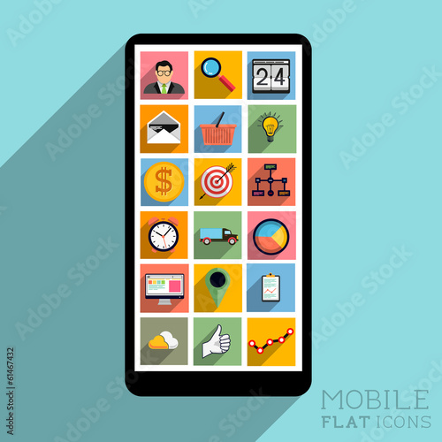 Flat Design Mobile